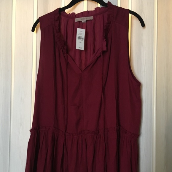 LOFT Tops - Loft sleeveless peplum top NWT